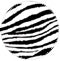 Women's Suede Insoles - Zebra